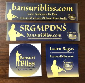 Bansuri Bliss Stickers - Learn Ragas