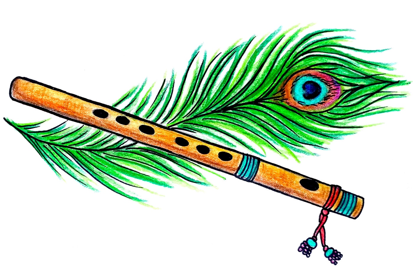 Bamboo Flute Art Monica Valer
