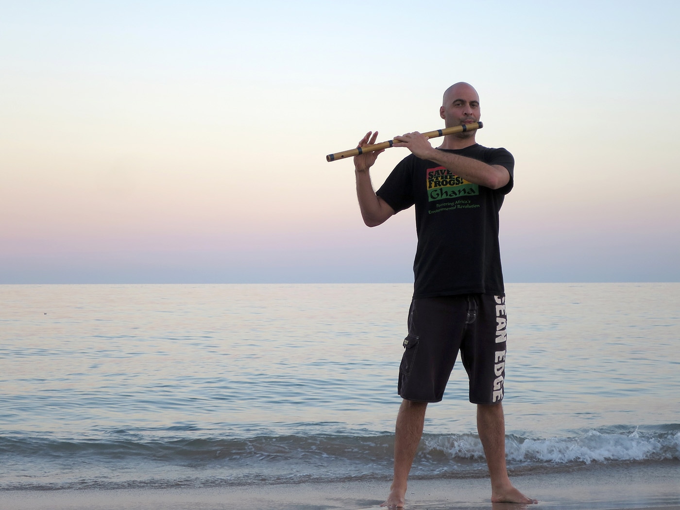 UAE - Kerry Kriger Bansuri Flute - Fujairah Beach