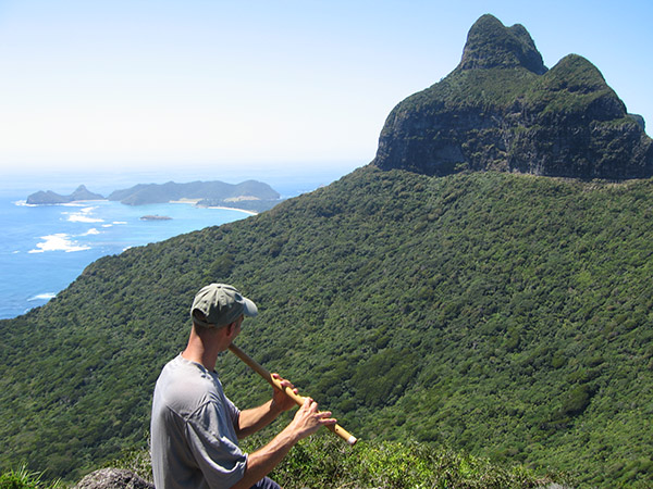 australia bansuri Lord Howe Island Kerry Kriger lessons